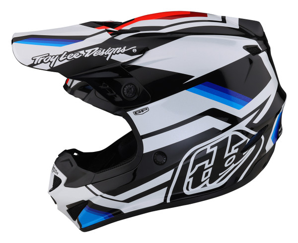 Troy Lee Designs GP Helmet - Apex White / Blue