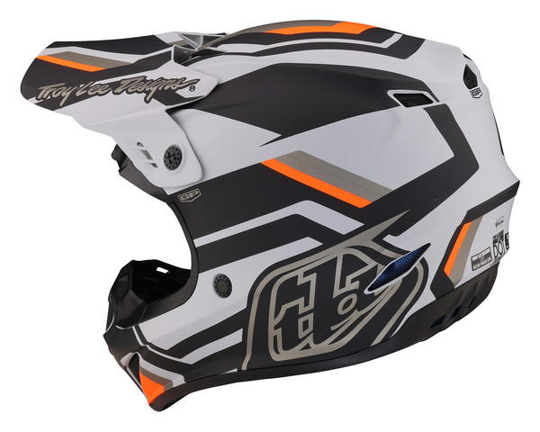 Troy Lee Designs GP Helmet - Apex Grey / Orange