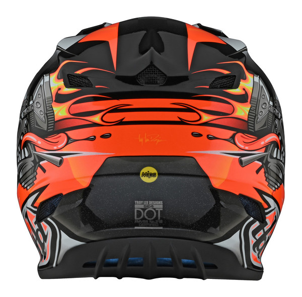 Troy Lee Designs Youth SE4 Polyacrylite Helmet - Carb Black