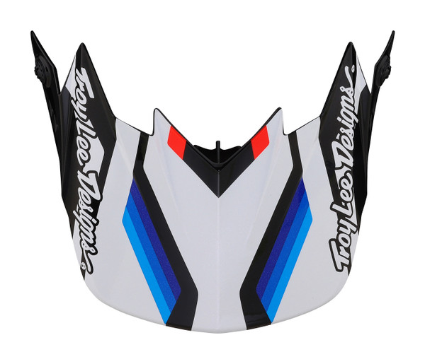 Troy Lee Designs GP Visor; Apex White / Blue