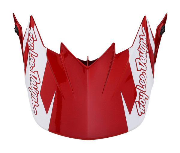 Troy Lee Designs GP Visor; Slice Red / White