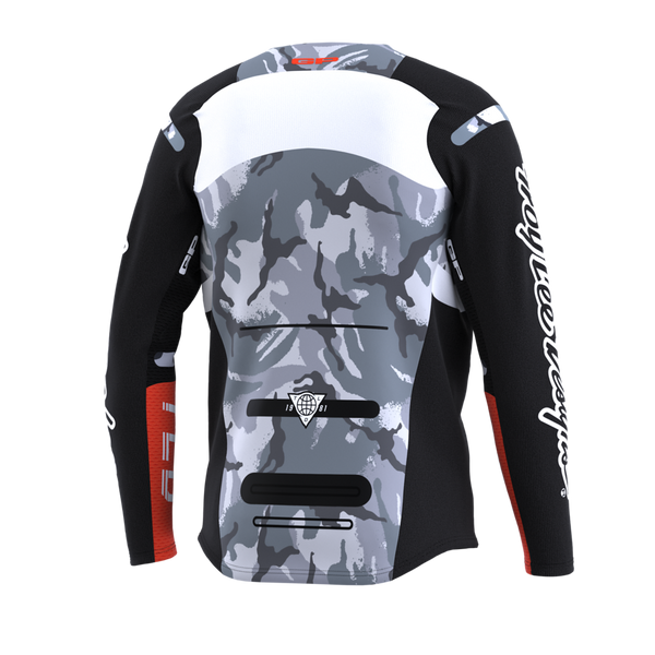 Troy Lee Designs Youth GP Pro Jersey - Blends Camo Black / White