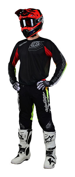 Troy Lee Designs Se Pro Air Kit Combo - Richter Black / Fire