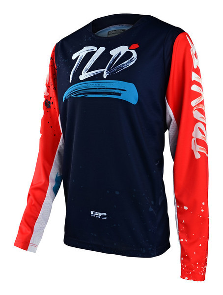 Troy Lee Designs Youth GP Pro Air Kit Combo - Partical Navy / Orange