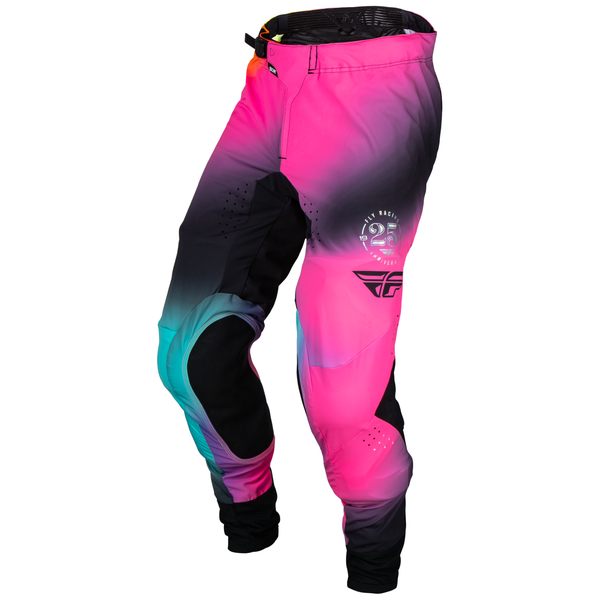 Fly Racing 2024 Lite Pants Legacy Limited Edition (Fuchsia/Electric Blue/Hi-Viz) Front Left