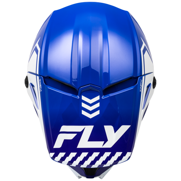 Fly Racing 2024 Kinetic Menace Helmet (Blue/White) Top