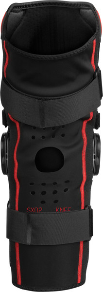 EVS SX02 Knee Brace Adult (Black/Red) Each Back