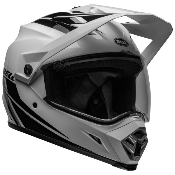 Bell MX 2024 MX-9 Adventure Mips Adult Helmet (Alpine White/Black) Front Right