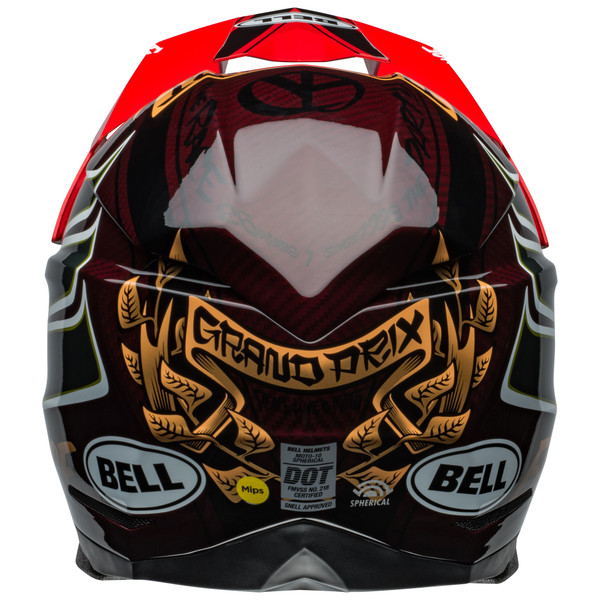 Bell MX 2024 Moto-10 Spherical Mips Adult Helmet (DITD 24 Red/Gold)