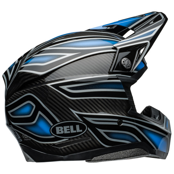 Bell MX 2024 Moto-10 Spherical Mips Adult Helmet (Webb Marmont Blue) Back Right