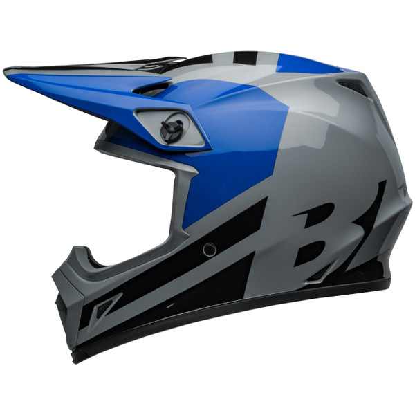 Bell MX 2024 MX-9 Mips Adult Helmet (Alter EGO Blue) Side Left