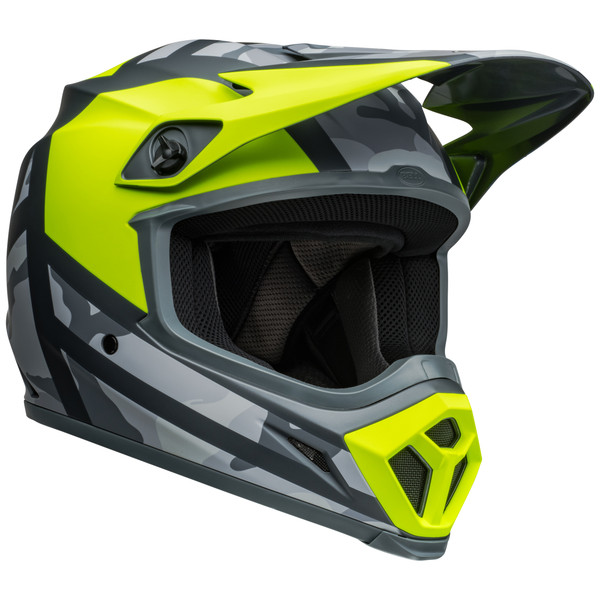 Bell MX 2024 MX-9 Mips Adult Helmet (Alter EGO Hi-Viz/Camo) Front Right