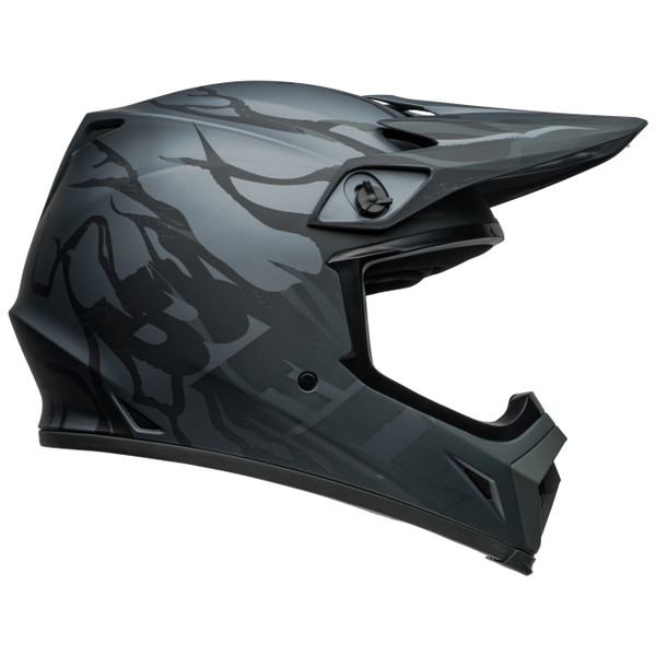 Bell MX 2024 MX-9 Mips Adult Helmet (Decay Matte Black) Side Right