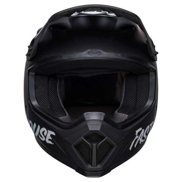 Bell MX 2023 MX-9 Mips Adult Helmet (Fasthouse Prospect Matte Black/White) Front