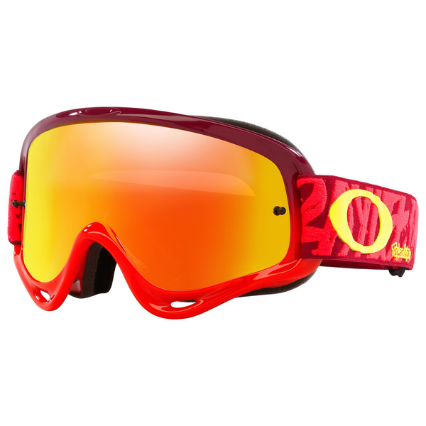 Oakley O Frame Tld Collection Mx Goggle (Painted Red) Fire Iridium Lens