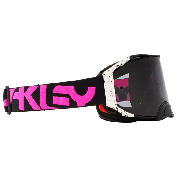 Oakley Airbrake Mx Goggle (Black Splatter) Dark Grey Lens