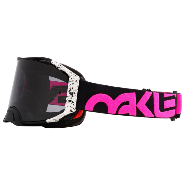 Oakley Airbrake Mx Goggle (Black Splatter) Dark Grey Lens