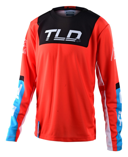 Troy Lee Designs Youth GP Kit Combo - Fractura Orange / Black