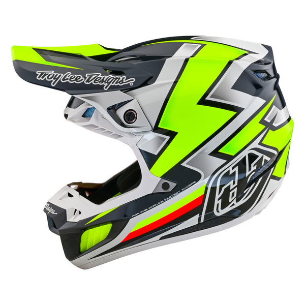 Troy Lee Designs SE5 Composite Helmet - Ever Grey / Yellow