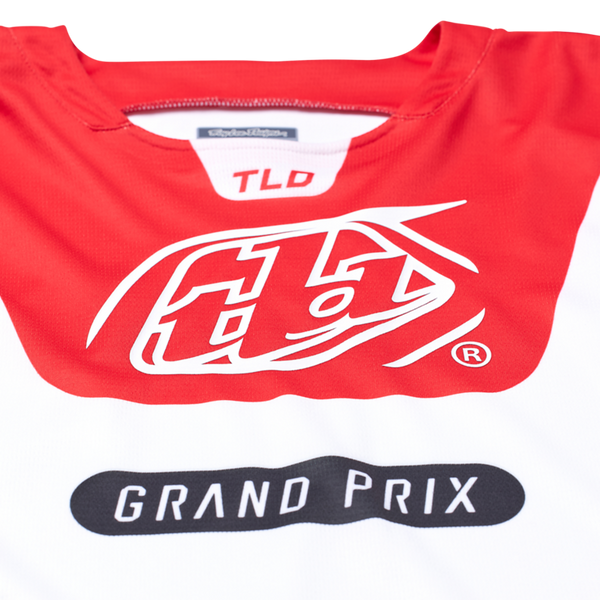 Troy Lee Designs GP Pro Jersey - Blends White / Glo Red