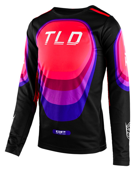 Troy Lee Designs Youth GP Pro Jersey - Reverb Black / Glo Red