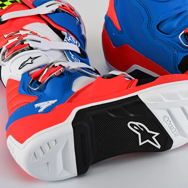 TLD X Alpinestars Tech 7 MX Boot - Rocket Red / White / Blue