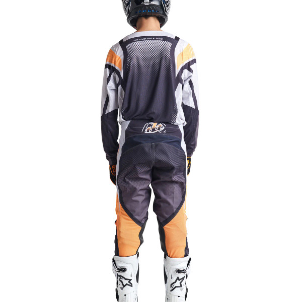 Troy Lee Designs GP Pro Air Jersey - Bands Grey / Neo Orange