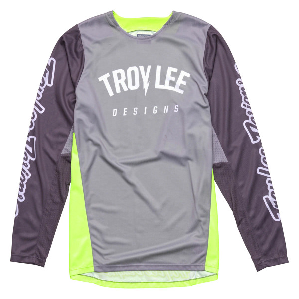 Troy Lee Designs Youth GP Pro Jersey - Boltz Silver / Glo Green