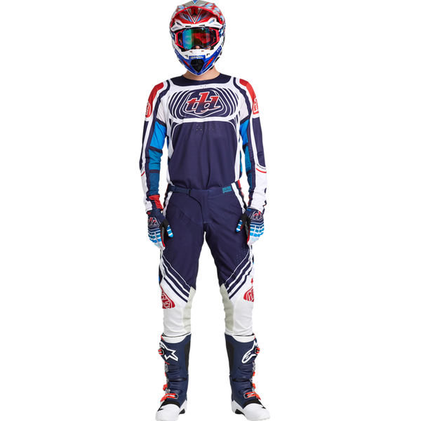 Troy Lee Designs Se Pro Kit Combo - Wavez Navy / Red