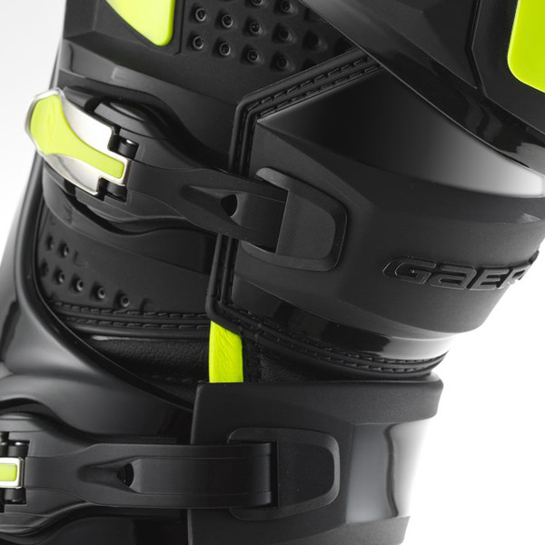 Gaerne SG12 MX Boots - Black / Fluo Yellow
