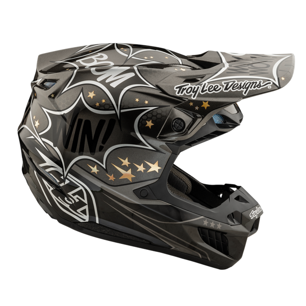 Troy Lee Designs SE5 Carbon Helmet - Cosmic Explosion Grey