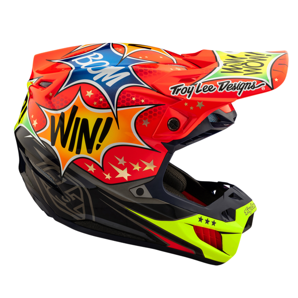 Troy Lee Designs SE5 Composite Helmet - Cosmic Explosion Red