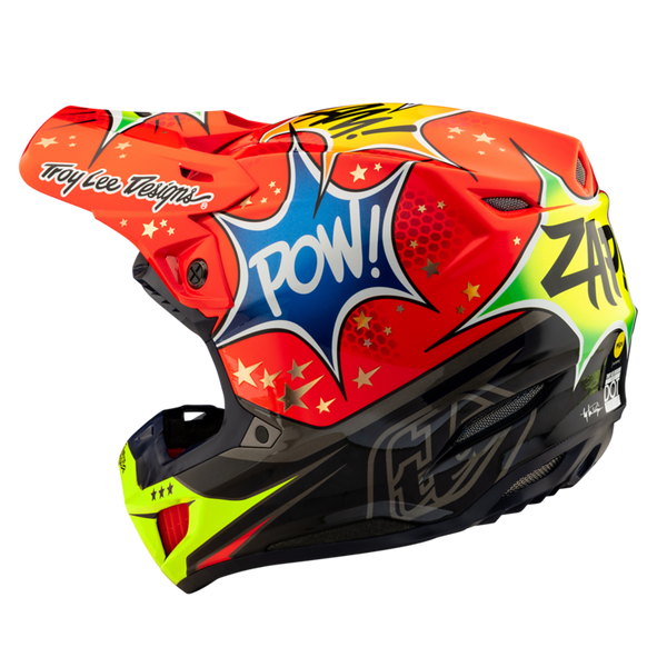 Troy Lee Designs SE5 Composite Helmet - Cosmic Explosion Red
