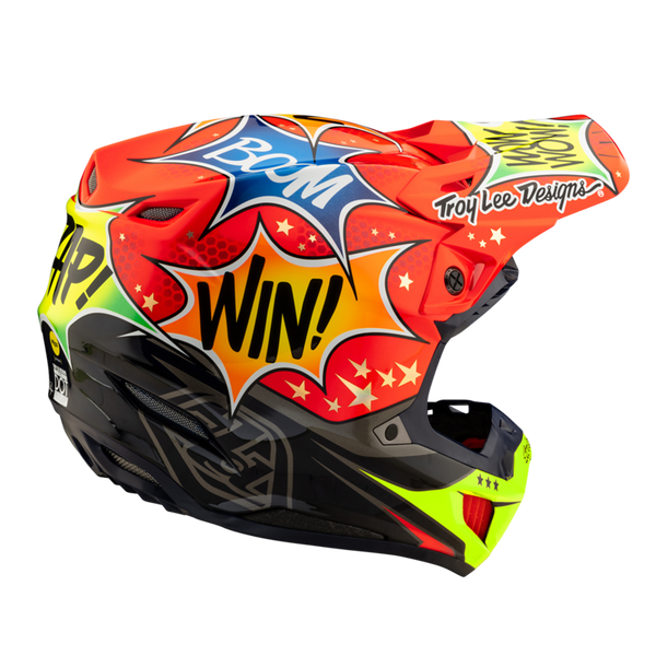 Troy Lee Designs SE5 Composite Helmet - Cosmic Explosion Red