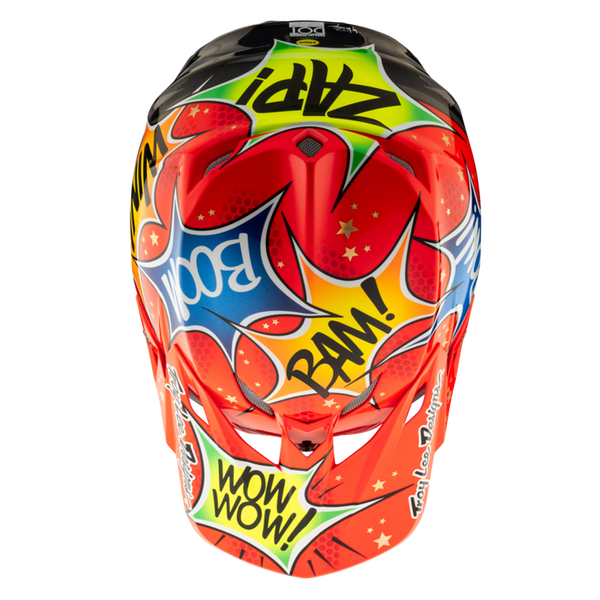 Troy Lee Designs SE5 Composite Helmet - Cosmic Explosion Red