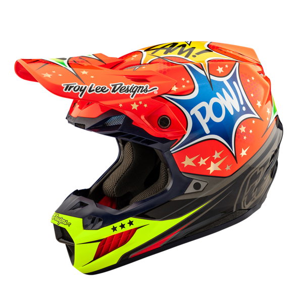 Troy Lee Designs SE5 Composite Helmet - Cosmic Explosion Red