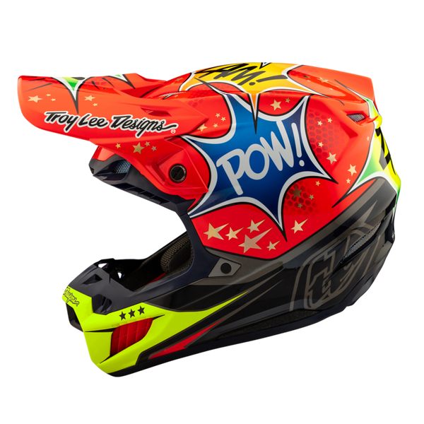 Troy Lee Designs SE5 Composite Helmet - Cosmic Explosion Red