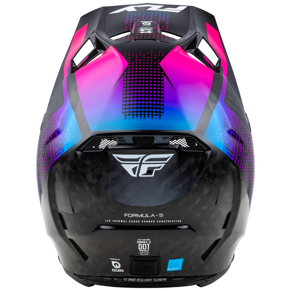 Fly Racing 2025 Formula S Carbon Protocol Helmet (Black/Blue/Pink)