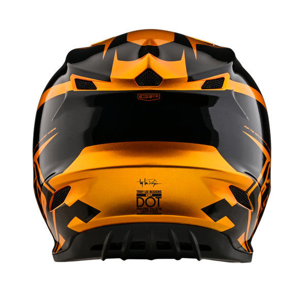 Troy Lee Designs 2025 Youth GP Helmet - Check Up Gold / Black