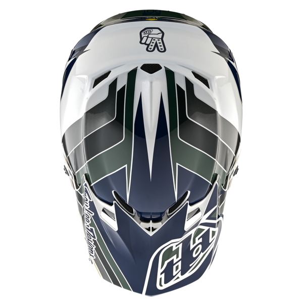 Troy Lee Designs 2025 Youth SE4 Polyacrylite Helmet - Block Charcoal Navy