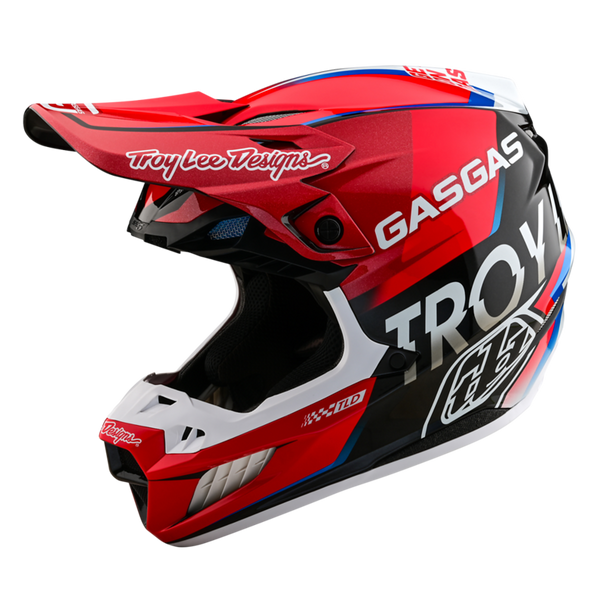 Troy Lee Designs 2025 202 SE5 Composite Helmet - GasGas Fumes Red / Black