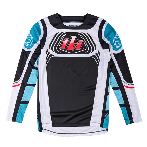 Troy Lee Designs 2025 Youth GP Pro Jersey - Wavez Phantom Turquoise