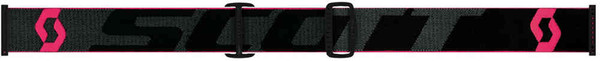 Scott Hustle MX Goggle - Black / Fluo Pink