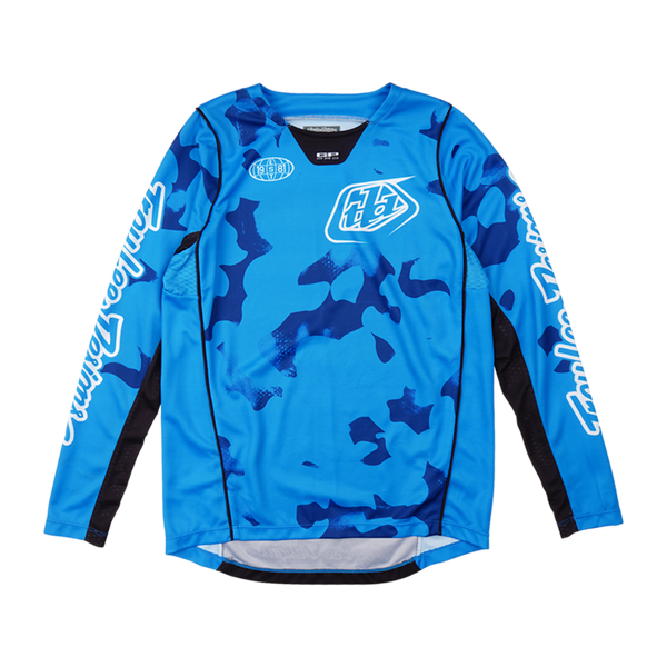 Troy Lee Designs 2025 Youth GP Pro Jersey - Blotted Bright Blue