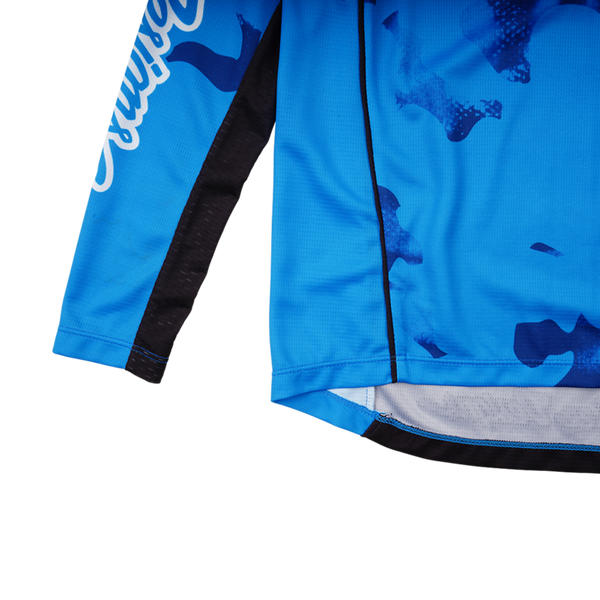 Troy Lee Designs 2025 Youth GP Pro Jersey - Blotted Bright Blue
