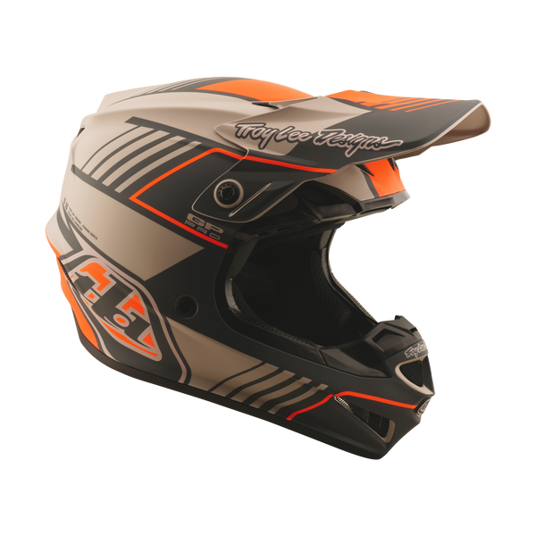 Troy Lee Designs 2025 Fall GP Pro Helmet - Segment Taupe