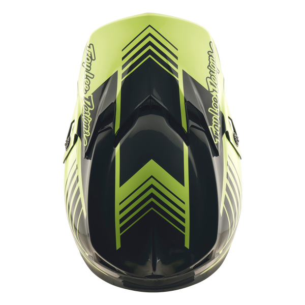 Troy Lee Designs 2025 Fall Youth GP Pro Helmet - Segment Glo Yellow