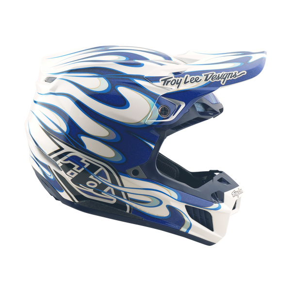 Troy Lee Designs 2025 Fall SE5 Composite Helmet - Torched Blue