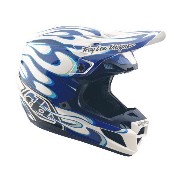Troy Lee Designs 2025 Fall SE5 Composite Helmet - Torched Blue