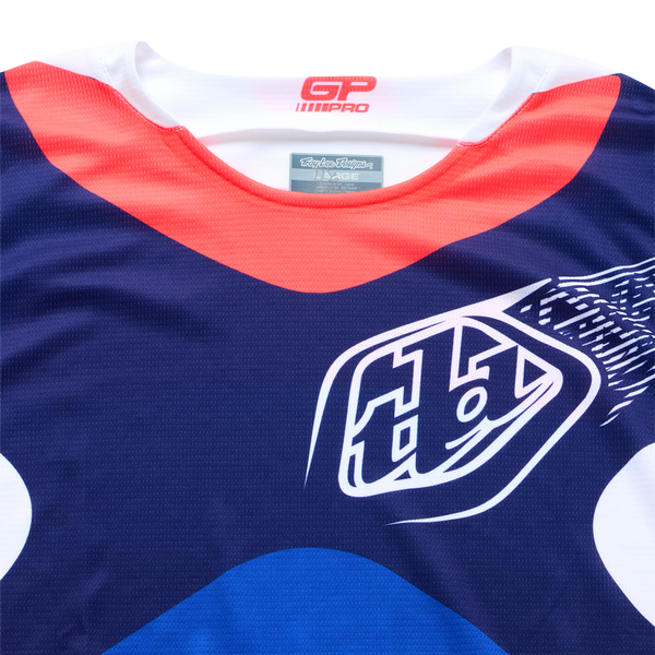 Troy Lee Designs 2025 Fall GP Pro Jersey - Frames Navy / White Troy Lee Designs 2025 Fall GP Pro Jersey - Frames Navy / White